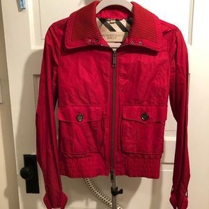 Burberry Brit red jacket